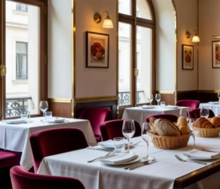 Table d'hôtes élégamment dressée pour un dîner privé à l’Atelier Gourmand